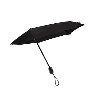 Черен устойчив при буря чадър  снимка