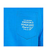 Мъжка памучна пижама Dodge в сини нюанси-1 снимка