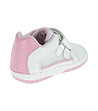 Бебешки обувки в бяло и розово-3 снимка