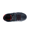 Тъмносини детски кожени обувки с червени детайли-1 снимка
