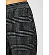 Дамски панталон в черно и бяло Lemona-3 снимка