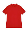 Червена дамска памучна блуза Alisha-4 снимка