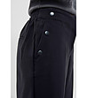 Дамски панталон в черно Remа с памук-3 снимка