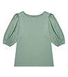 Памучна дамска блуза в зелен нюанс Gala-4 снимка