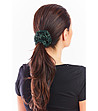 Скрънчи за коса с пайети в зелено Mia-0 снимка