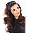 Лента за коса с пайети Shania в зелено-0 снимка