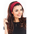 Лента за коса Melissa в бордо-0 снимка