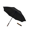 Луксозен черен чадър-0 снимка