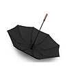 Луксозен черен чадър-2 снимка