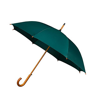 Тъмнозелен автоматичен чадър снимка