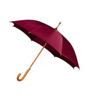 Автоматичен чадър в бордо снимка