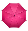Розов чадър с извита дръжка-1 снимка