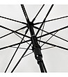 Розов чадър с извита дръжка-2 снимка