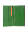 Зелен кожен мъжки портфейл Erin-1 снимка