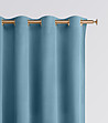 Плътна завеса в син нюанс 140х250 см-1 снимка