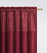 Плътна завеса с фигурални мотиви 140х250 см в бордо-4 снимка