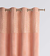 Плътна завеса с фигурални мотиви 140х250 см в розов нюанс-1 снимка