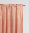 Плътна завеса с фигурални мотиви 140х250 см в розов нюанс-4 снимка