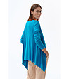 Синя дамска жилетка с памук Seti-1 снимка