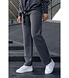 Дамски спортен памучен панталон в цвят графит Lamia-0 снимка