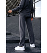 Дамски спортен памучен панталон в цвят графит Lamia-1 снимка