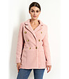 Розово дамско палто Sandrine-0 снимка