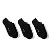 Комплект от 3 чифта унисекс къси чорапи в черно-0 снимка