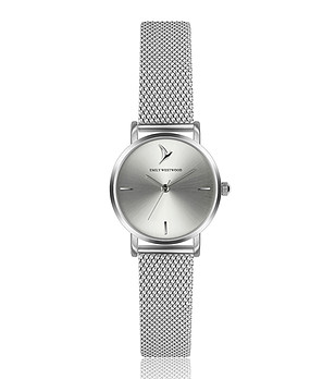 Дамски сребрист часовник с елегантен дизайн Nyomi снимка
