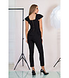 Комплект от блуза и панталон в черно-1 снимка
