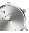 Дамски сребрист часовник с елегантен дизайн Nyomi-3 снимка