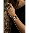 Дамски часовник в розовозлатист цвят Yasmin-1 снимка