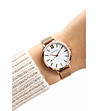 Дамски розовозлатист часовник с бял седеф Emani-2 снимка