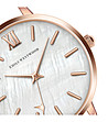 Дамски розовозлатист часовник с бял седеф Emani-3 снимка