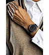 Черен дамски часовник с ефектен блестящ циферблат Tamsin-1 снимка