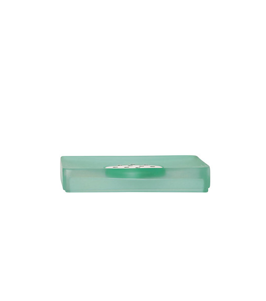 Зелена поставка за сапун с матиран ефект Frost снимка