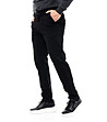 Памучен черен мъжки панталон Alex-2 снимка