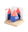 Дървена образователна играчка - Запознаване с геометрията-2 снимка
