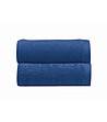 Синя памучна хавлия New plus 50х100 см-0 снимка