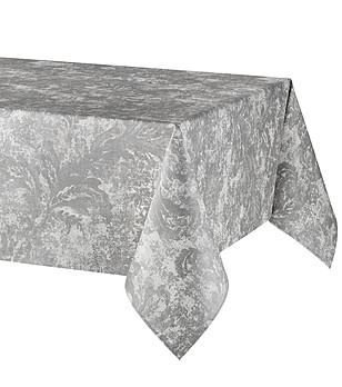 Памучна покривка за маса в сиви нюанси Mimasaka 100x150 см снимка