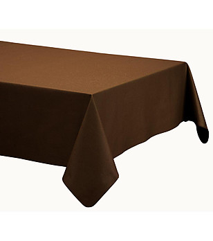 Комплект от 2 подложки за маса от лен в тъмнокафяво 45х60 см снимка