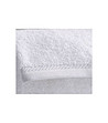 Бяла памучна хавлия Delia 30х50 см-1 снимка