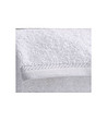 Бяла памучна хавлия Delia 50х100 см-1 снимка