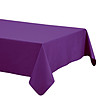 Лилава покривка за маса от памук и лен Lino 100х150 см-0 снимка
