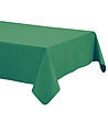 Зелена покривка за маса от памук и лен Lino 100х150 см-0 снимка