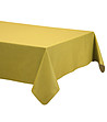 Покривка за маса в цвят горчица от памук и лен Lino 100х150 см-0 снимка