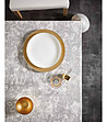Памучна покривка за маса в сиви нюанси Mimasaka 100x150 см-1 снимка
