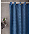 Синя завеса за баня Cuadros 140х180 см-0 снимка