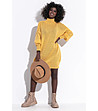 Жълта плетена рокля Inetta-0 снимка