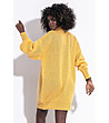 Жълта плетена рокля Inetta-1 снимка