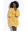 Жълта плетена рокля Inetta-2 снимка